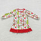 Baby Boy Girl Adult Women Christmas Green Face Frog Sibling Family Romper Pajamas Set