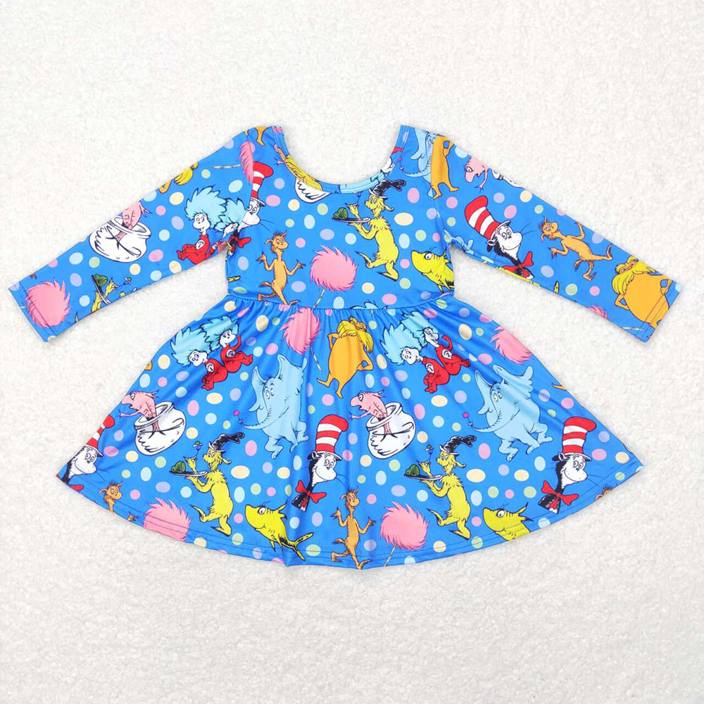 Baby Girl Kids Dr Reading Sibling Twirl Dress Clothes