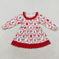 Sibling Baby Girls Long Sleeves Christmas Candy Cane Dress Set Clothes RTS
