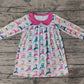 Baby Girl Long Sleeves Christmas Deer Dress