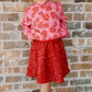 Baby Girl Christmas Candy Cane Sweater Red Sequin Skirt Set