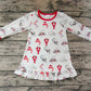 Baby Girl Long Sleeves Crawfish Boats Christmas Dress