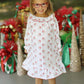 Baby Girl Long Sleeves Christmas Santa Gowns Dress