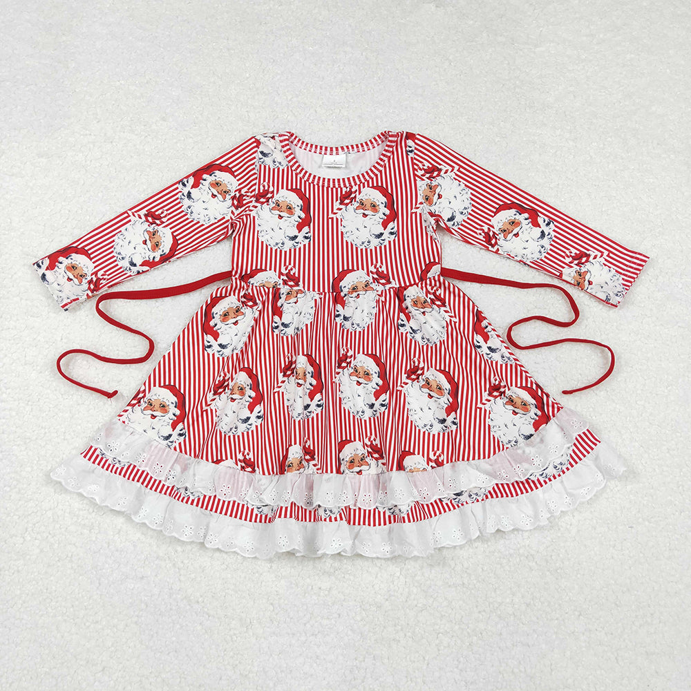 Baby Boy Girl Adult Christmas Stripes Santa Sibling Dress Bamboo Pajamas Clothes Set