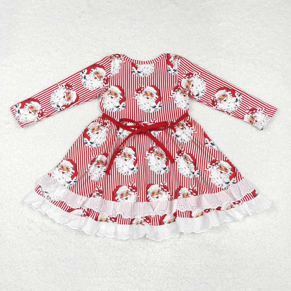 Baby Boy Girl Adult Christmas Stripes Santa Sibling Dress Bamboo Pajamas Clothes Set