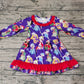 Baby Girl Long Sleeves Christmas Princess Ruffle Dress