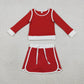 Sibling Baby Girls Kids Long Sleeve Shirts Skirts Shorts Yoga Clothes Sets RTS