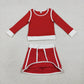 Sibling Baby Girls Kids Long Sleeve Shirts Skirts Shorts Yoga Clothes Sets RTS