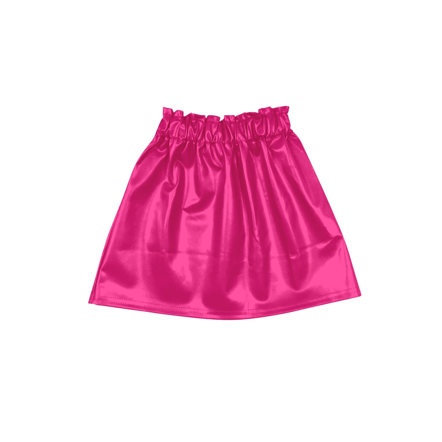 Pre-order Baby Girl Pink Leather Skirt