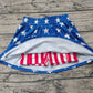 Preorder Baby Girl July 4th Stars Stripes Summer Skort Shorts Skirt（ No moq ）