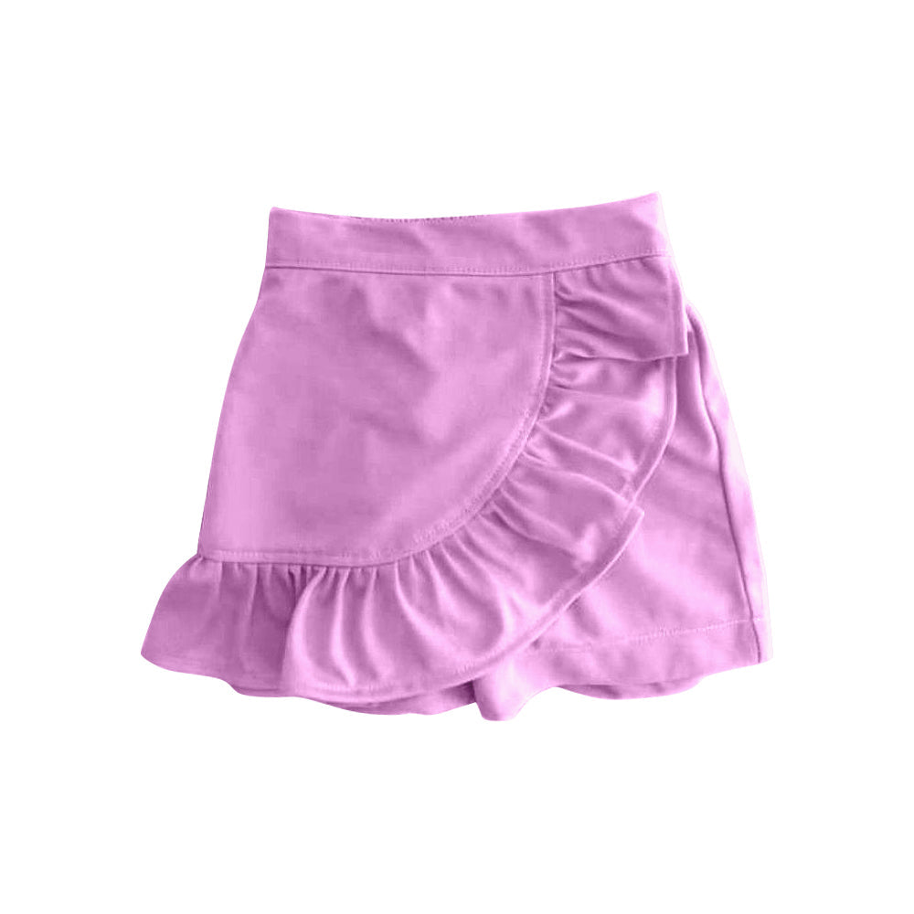 Preorder Baby Girl Kids Ruffle Shorts Skirt Skort Clothes ( Moq 5 )
