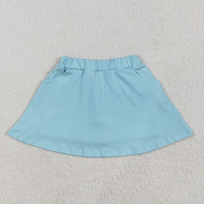 Baby Girl Summer Pockets Cotton Skirt Shorts Sibling Skorts RTS