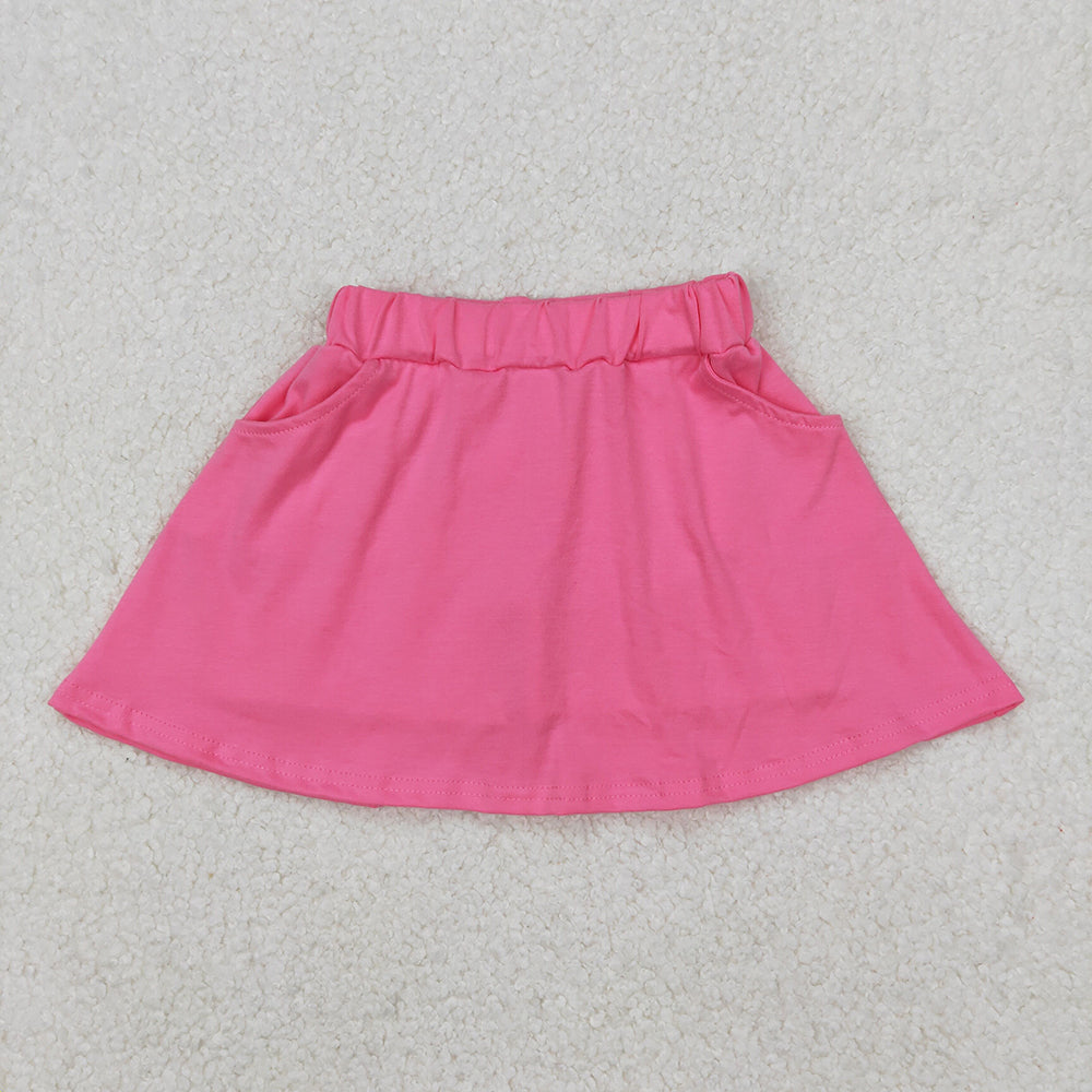 Baby Girl Summer Pockets Cotton Skirt Shorts Sibling Skorts RTS