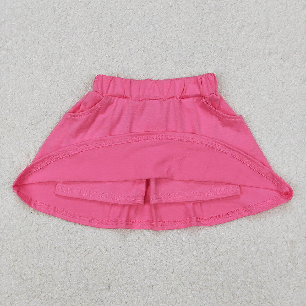 Baby Girl Summer Pockets Cotton Skirt Shorts Sibling Skorts RTS