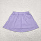 Baby Girl Summer Pockets Cotton Skirt Shorts Sibling Skorts RTS