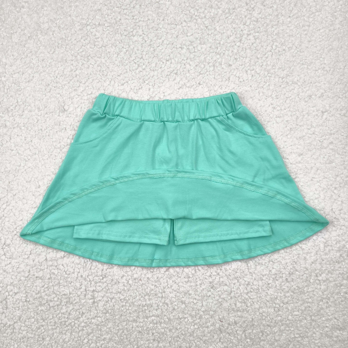 Baby Girl Summer Pockets Cotton Skirt Shorts Sibling Skorts RTS