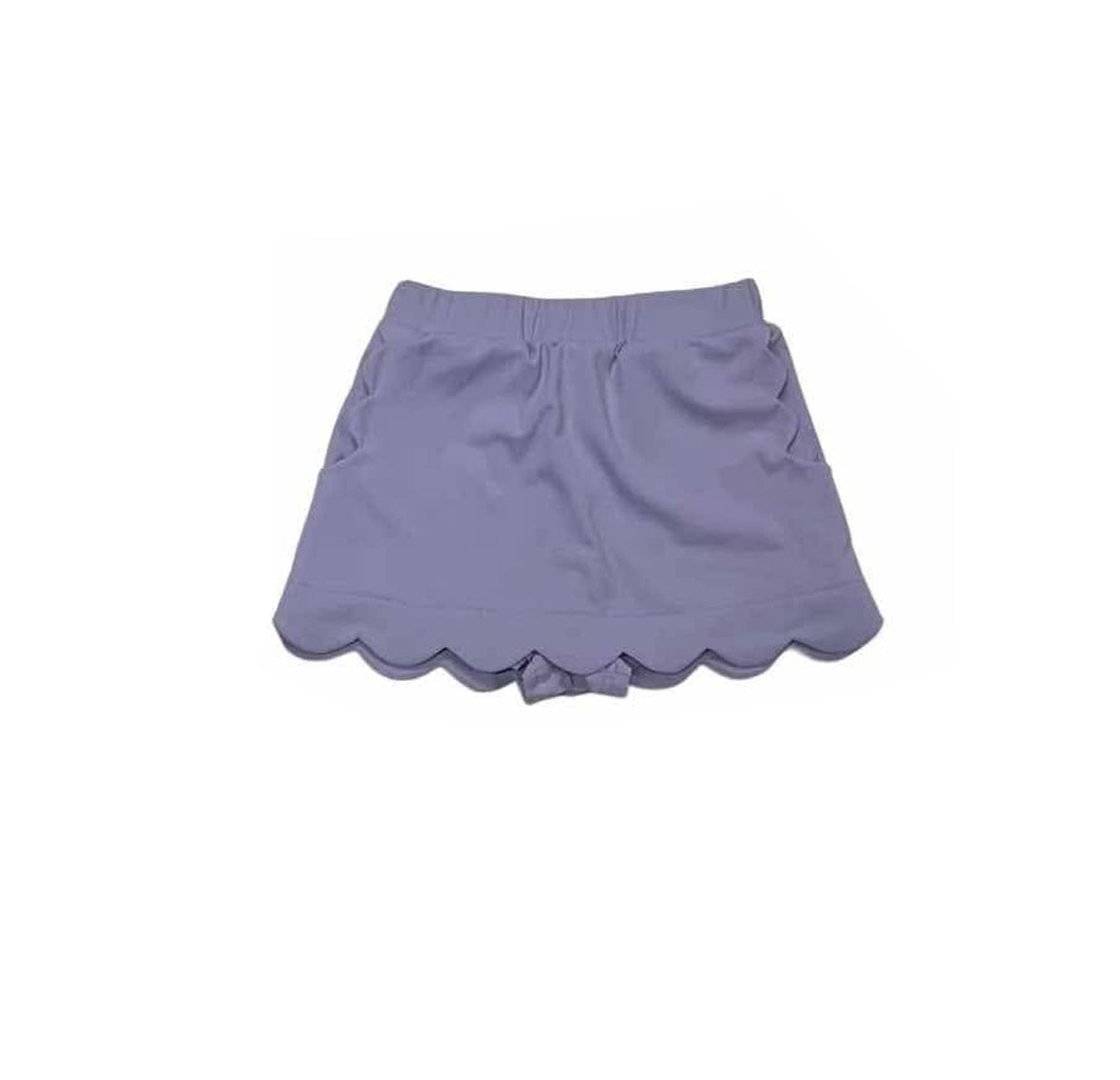 Preorder Baby Girl Dark Purple Yoga Active Skorts Bottoms  ( Moq 5 )