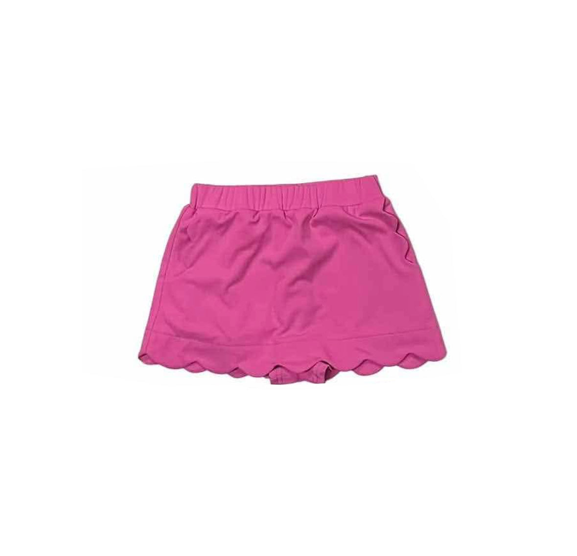 Preorder Baby Girl Hot Pink Yoga Active Skorts Bottoms  ( Moq 5 )