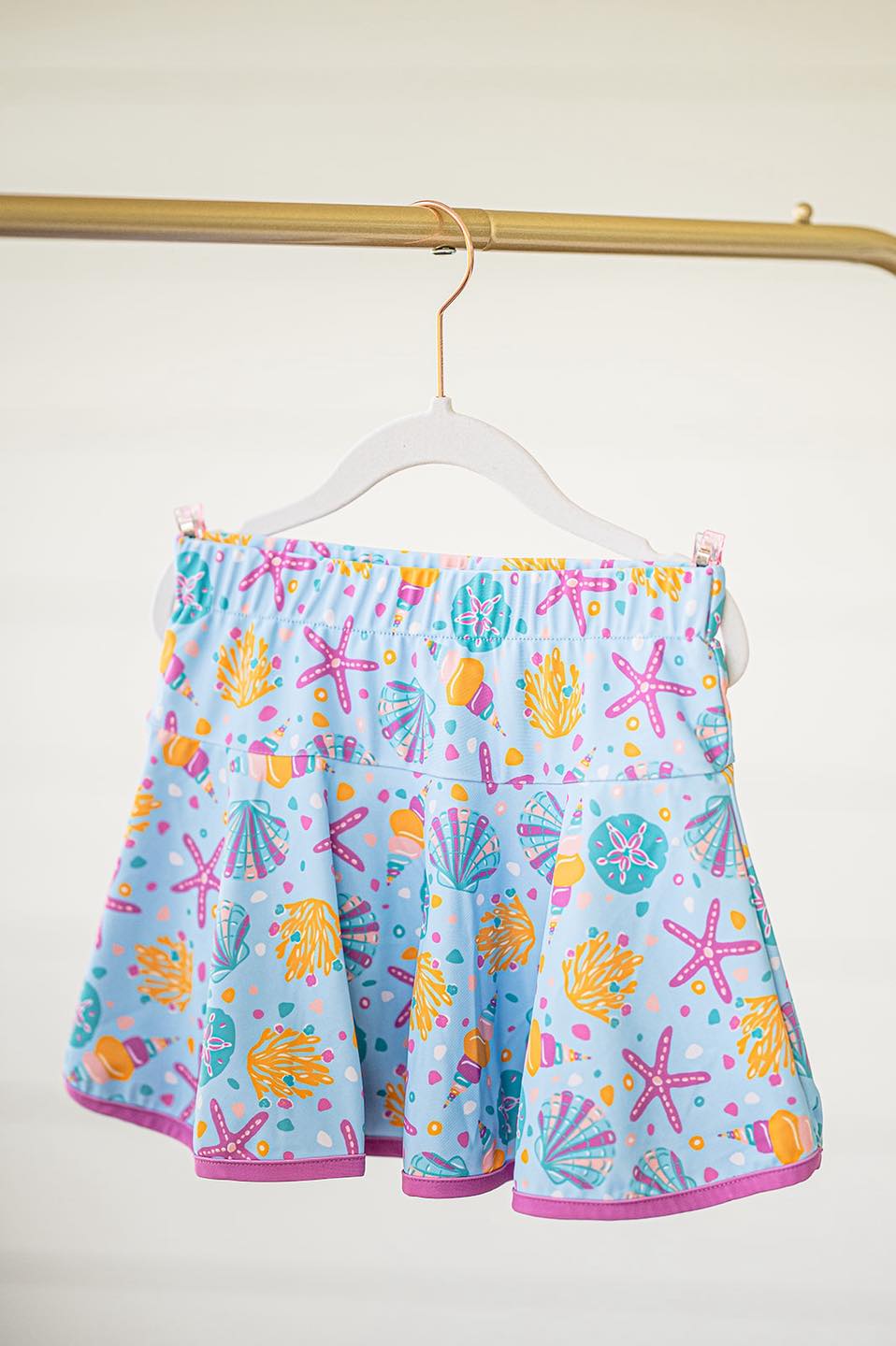 ( Moq 5 ) Preorder Baby Girl Sea Animals Shorts Skirt Skort