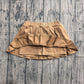 ( No moq ) Preorder Baby Girl Toddler Khaki Cotton Skirt