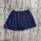 ( No moq ) Preorder Baby Girl Toddler Navy Cotton Skirt