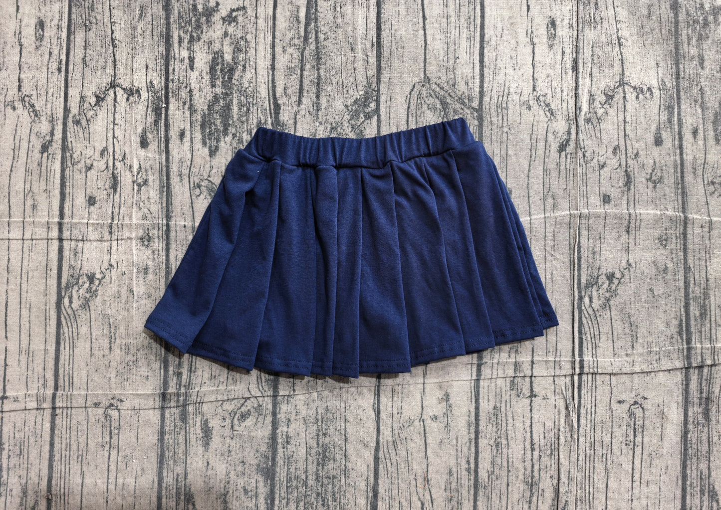 ( No moq ) Preorder Baby Girl Toddler Navy Cotton Skirt