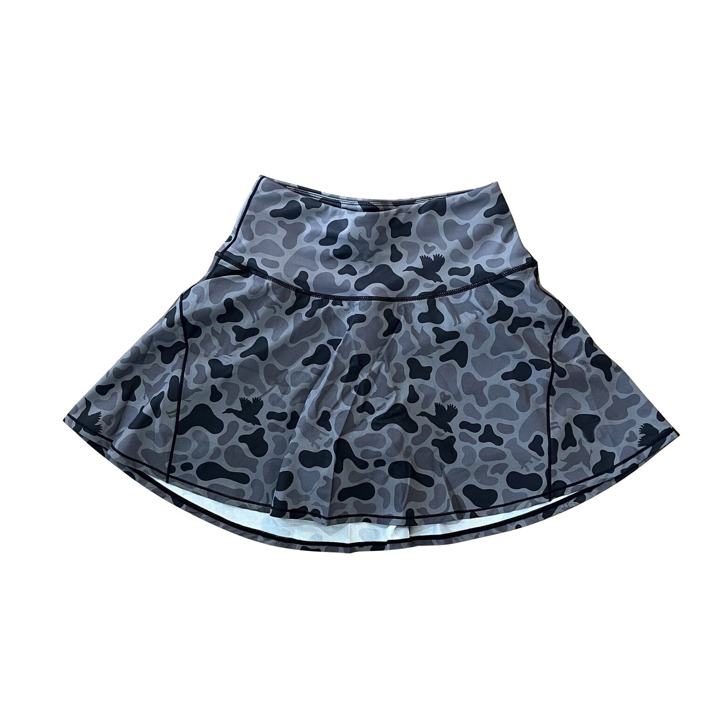 ( Moq 5 ) Preorder Adult Women Dark Grey Camo Skorts Summer Yoga Acitve Bottom