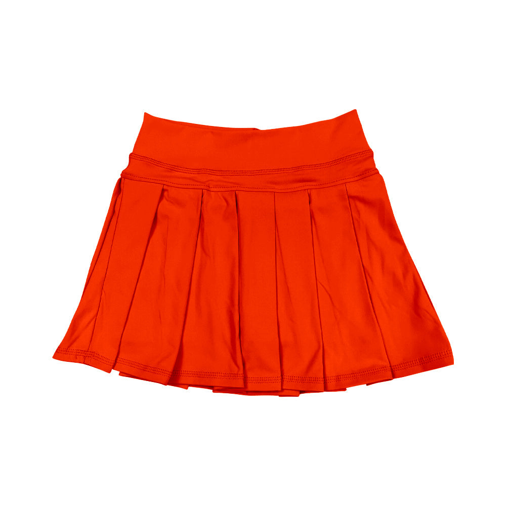 ( Moq 5 ) Preorder Baby Girl Red Yoga Active Shorts Skirt Skort Bottom