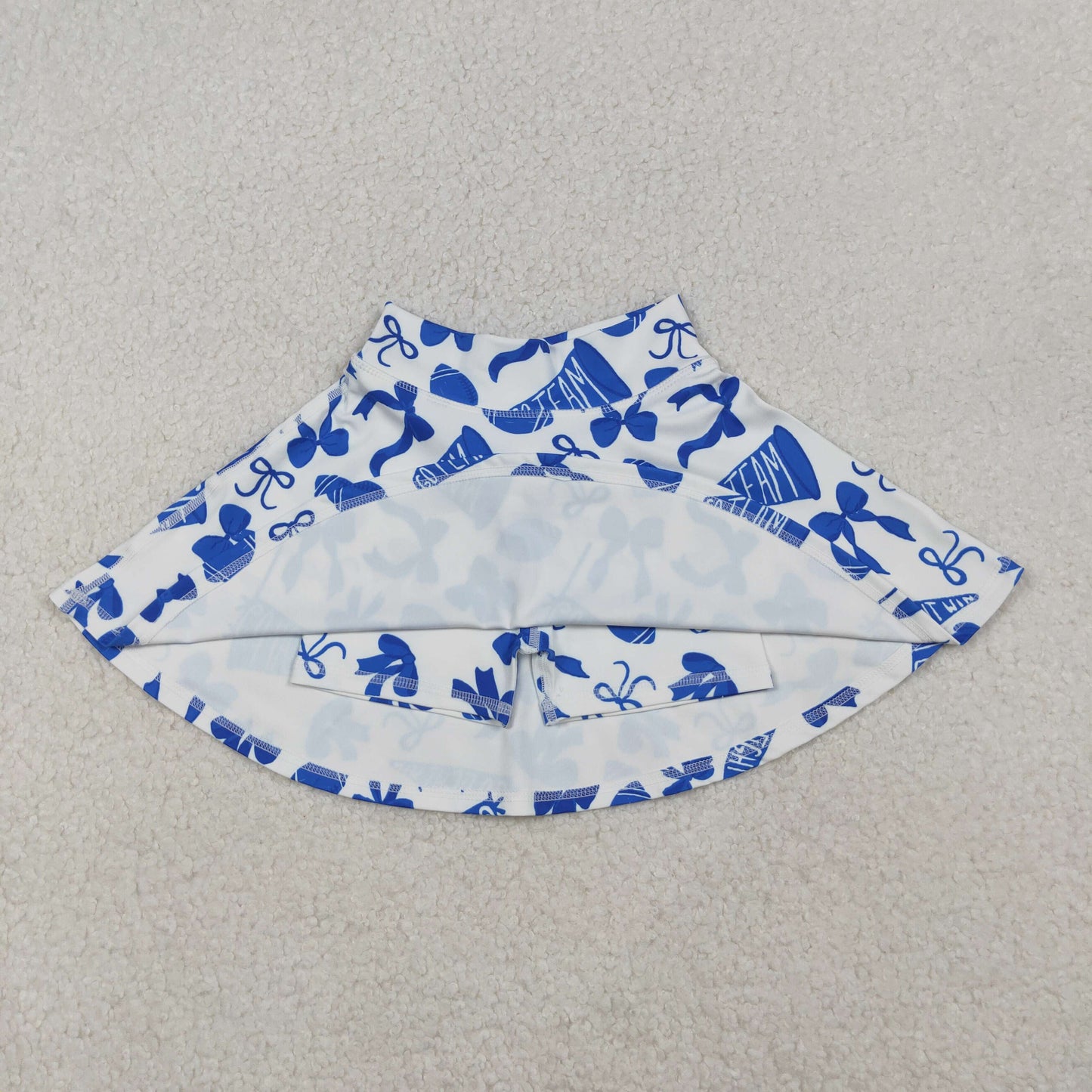 Sibling Baby Girl Football Bows Cheer Summer Yoga Active Shorts Skirts Skorts RTS