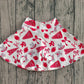 Baby Girl Kids Red Bows Football Yoga Shorts Skirt Skorts Bottoms RTS