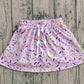 Baby Girls Kids Purple Sprinkles Summer Shorts Skirt Skorts Bottoms RTS