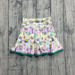 Baby Girls Kids Mardi Gras Anchors Masks Yoga Skirt Shorts Skort RTS