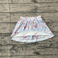 Baby Girls Bows Baseball Yoga Skirt Shorts Skorts Bottoms RTS