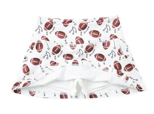 ( Moq 5 ) Preorder Baby Girls Football Team Yoga Active Shorts Skirt Bottom