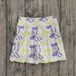 Baby Girls Kids Purple Yellow Bows Yoga Skirt Shorts Bottom RTS