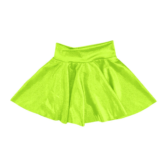 ( Moq 5 ) Preorder Baby Girls Kids Green Leather Shorts Skirt Bottom