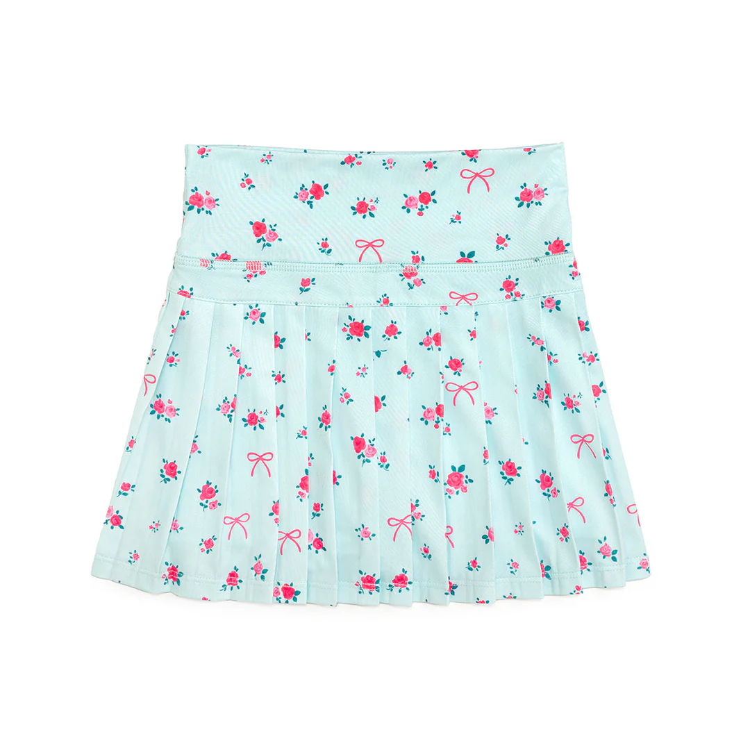 ( Moq 5 ) Preorder Baby Girls Kids Bows Flower Green Skirt Shorts Bottoms Yoga Active Clothes