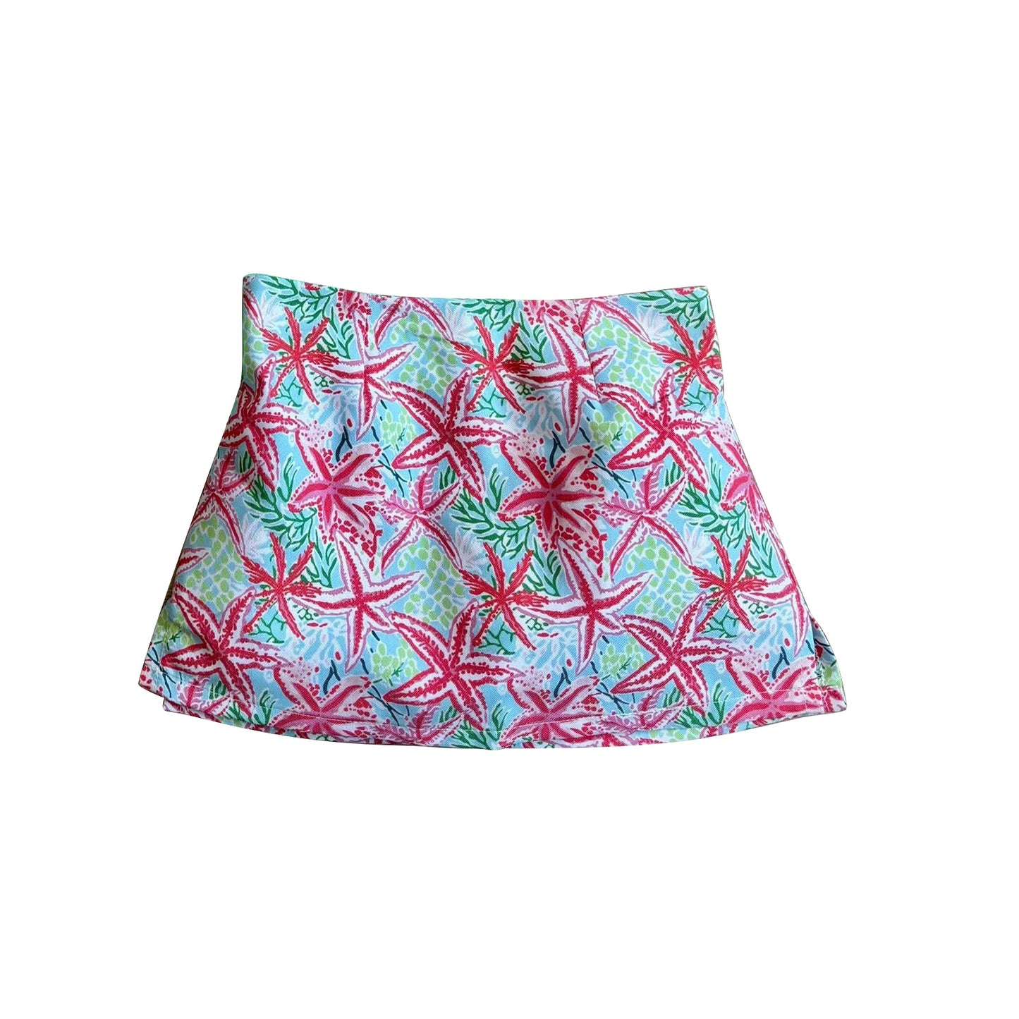 ( Moq 5 ) Preorder Baby Girls Kids Starfish Skirt Shorts Bottoms Yoga Active Clothes