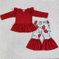 Sibling Baby Girls Long Sleeves Flowers Pumpkins Tunic Pants Fall Clothes Sets RTS