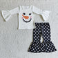 Baby Girl Christmas Snowman Sibling Romper Dress Clothes Set