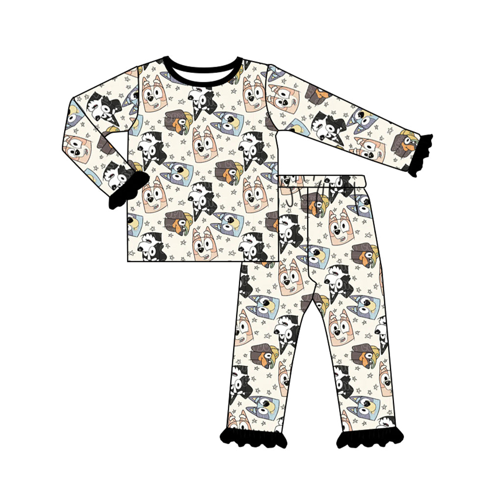 Pre-order Baby Girl Dogs Long Sleeves Pajama Set