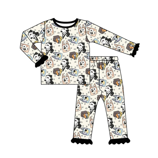 Pre-order Baby Girl Dogs Long Sleeves Pajama Set