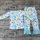 Baby Girl Monster Long Sleeves Shirt Pants Pajama Set