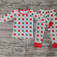 Baby Kids Christmas Checkered Long Sleeves Pants Pajamas Se