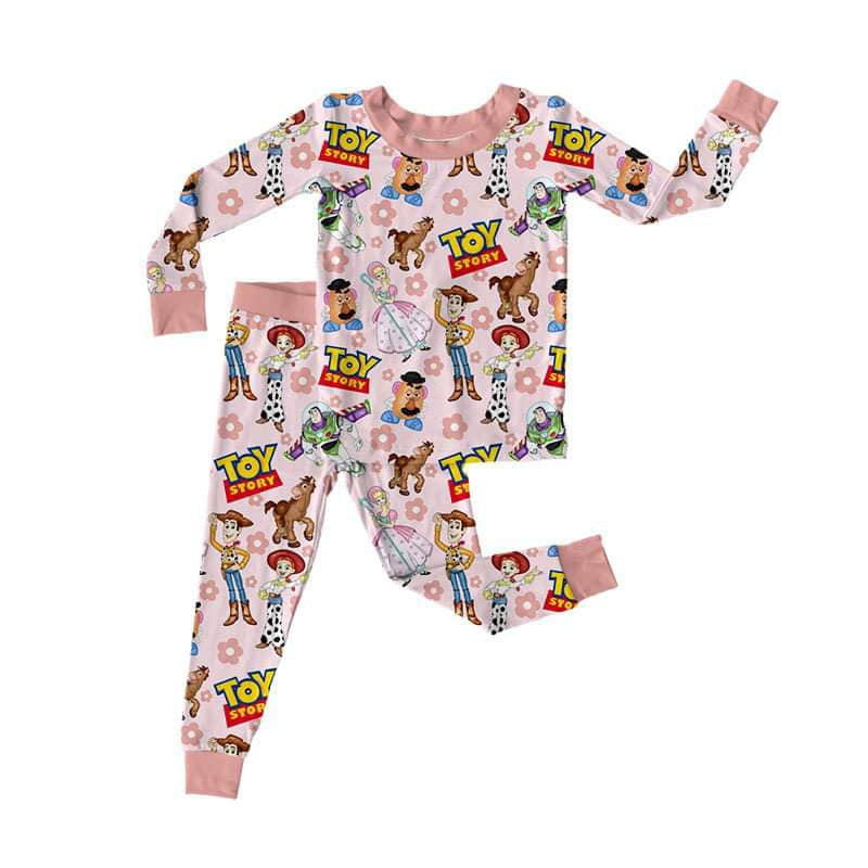 Pre-order Baby Girl Long Sleeves Shirt Toys Pants Pajamas Set