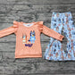 Baby Girl Long Sleeves Dogs Tops Bell Pants Set