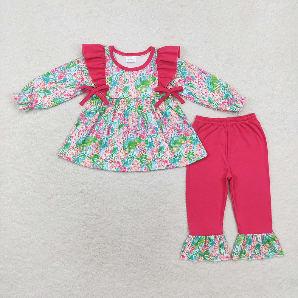 Baby Girl Seaweed Bows Sibling Sister Romper Set