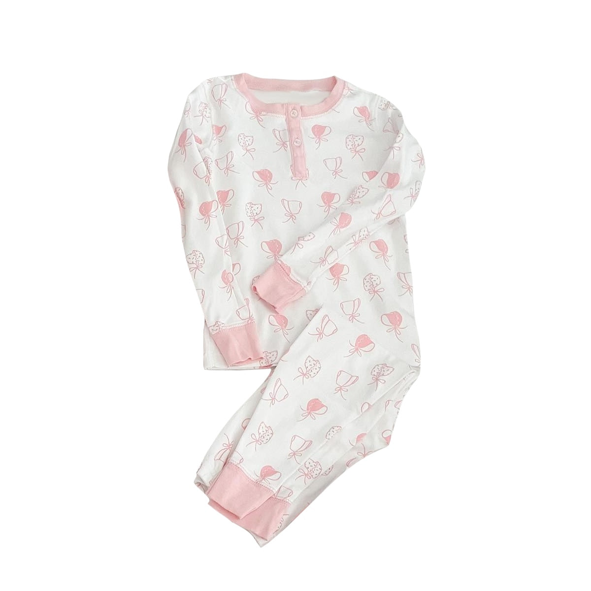 Pre-order Baby Girl Long Sleeves Hats Shirt Pants Pajamas Set