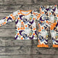 Baby Girl Halloween Dogs Ghost Shirt Pants Pajamas Set