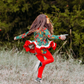Pre-order Baby Girl Christmas Bells Tunic Red Pants Set